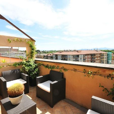 Apartmán Penthouse With View Řím Exteriér fotografie