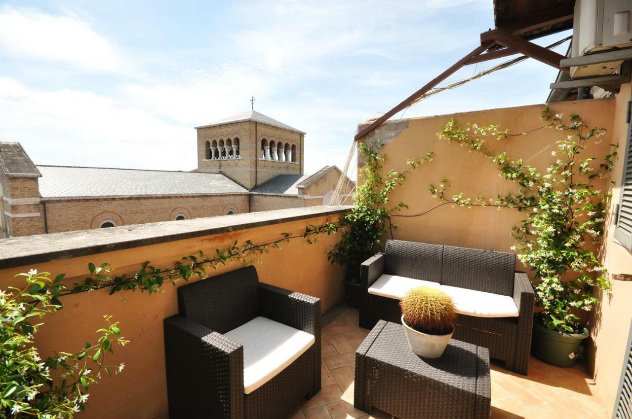 Apartmán Penthouse With View Řím Exteriér fotografie